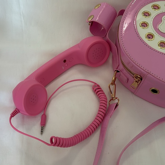 Lot of 2 Retro Style Crossbody Purse Bag Working Telephone Convertible Satchel - Picture 4 of 11